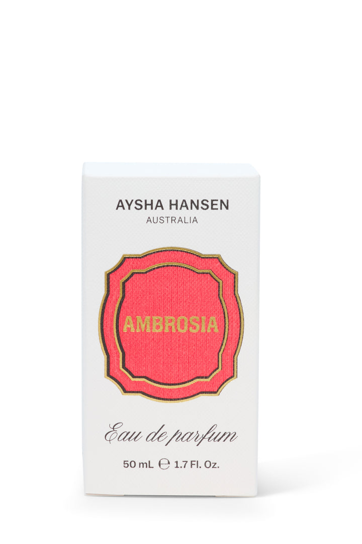 Aysha Hansen Ambrosia 50ml box 